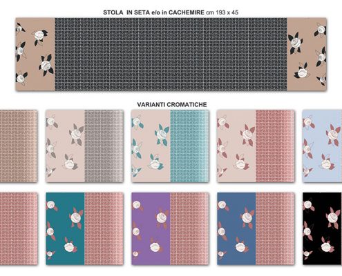 Stola Rose linea accessori moda