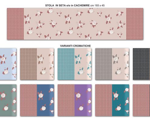 Stola Rose linea accessori moda